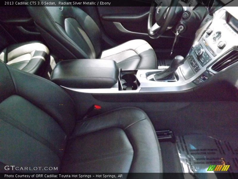 Radiant Silver Metallic / Ebony 2013 Cadillac CTS 3.0 Sedan