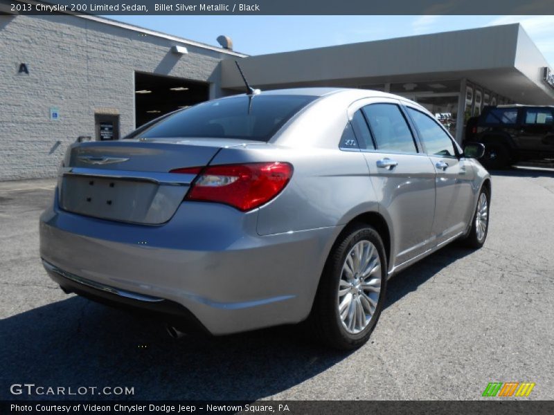 Billet Silver Metallic / Black 2013 Chrysler 200 Limited Sedan
