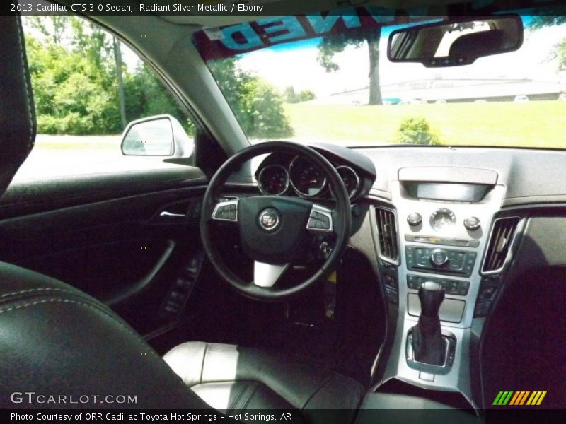 Radiant Silver Metallic / Ebony 2013 Cadillac CTS 3.0 Sedan