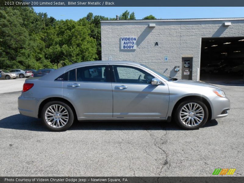 Billet Silver Metallic / Black 2013 Chrysler 200 Limited Sedan