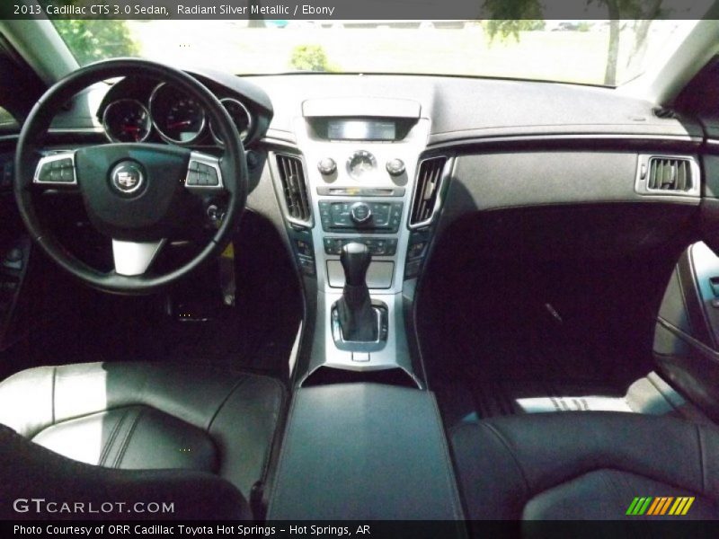 Radiant Silver Metallic / Ebony 2013 Cadillac CTS 3.0 Sedan
