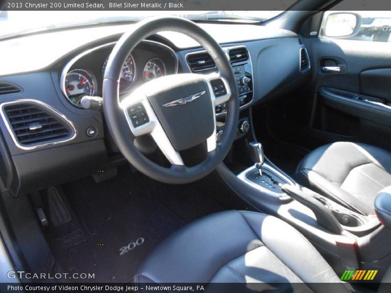 Billet Silver Metallic / Black 2013 Chrysler 200 Limited Sedan