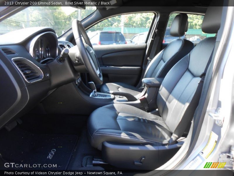 Billet Silver Metallic / Black 2013 Chrysler 200 Limited Sedan