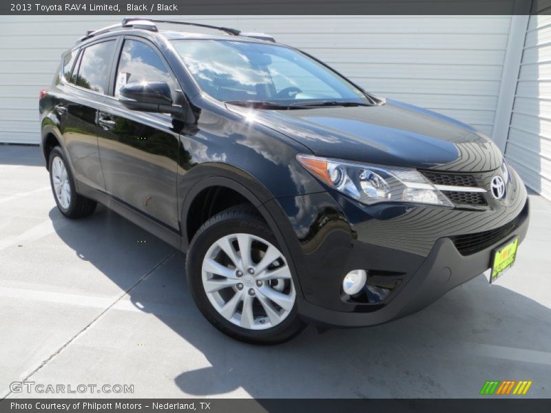 Black / Black 2013 Toyota RAV4 Limited