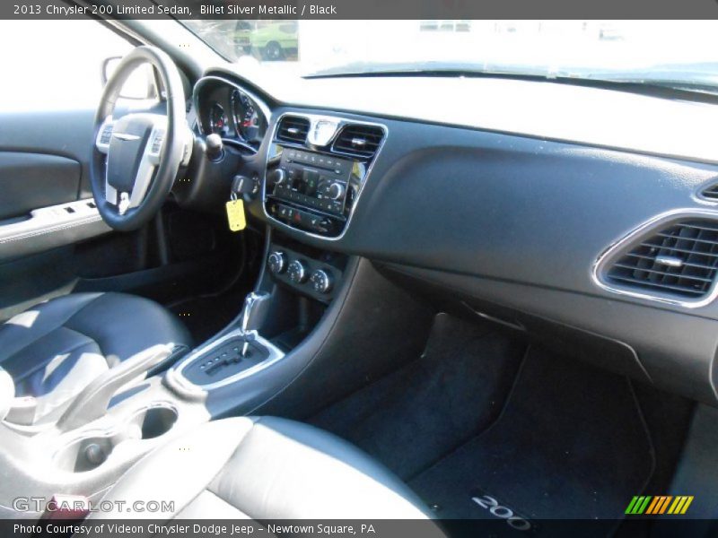 Billet Silver Metallic / Black 2013 Chrysler 200 Limited Sedan