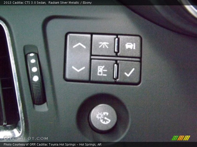 Radiant Silver Metallic / Ebony 2013 Cadillac CTS 3.0 Sedan