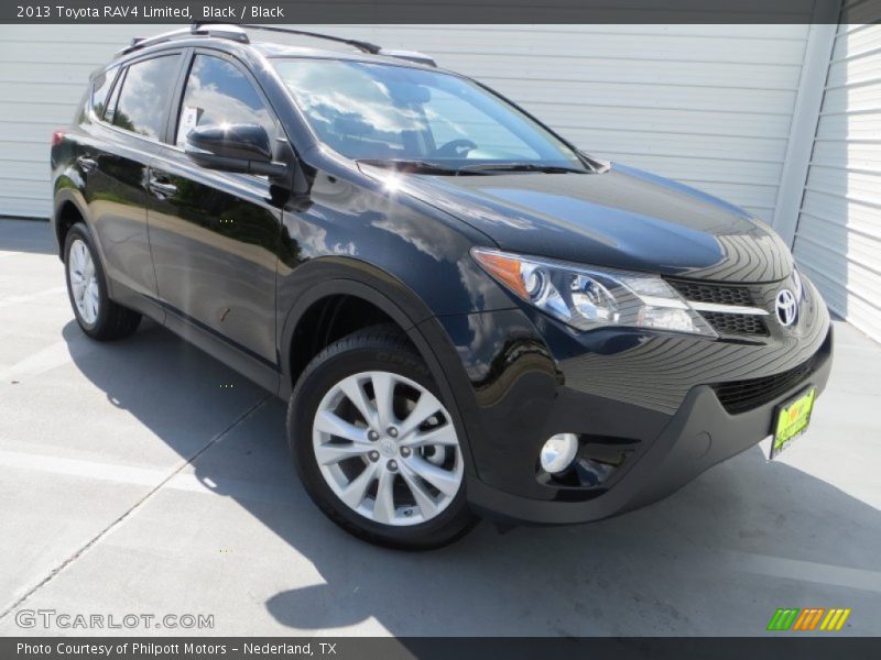 Black / Black 2013 Toyota RAV4 Limited