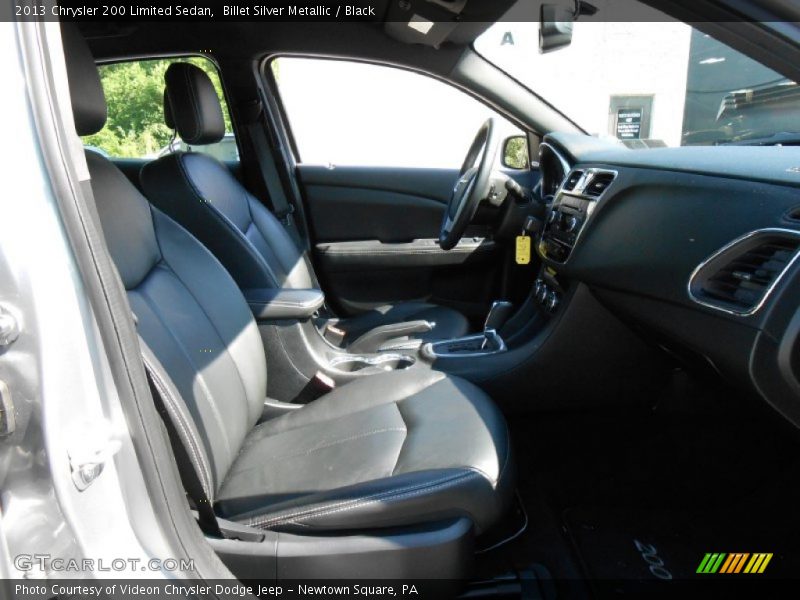 Billet Silver Metallic / Black 2013 Chrysler 200 Limited Sedan