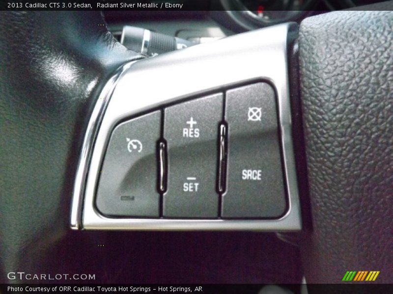 Radiant Silver Metallic / Ebony 2013 Cadillac CTS 3.0 Sedan