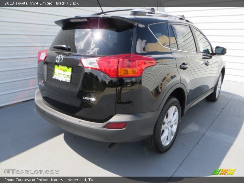 Black / Black 2013 Toyota RAV4 Limited
