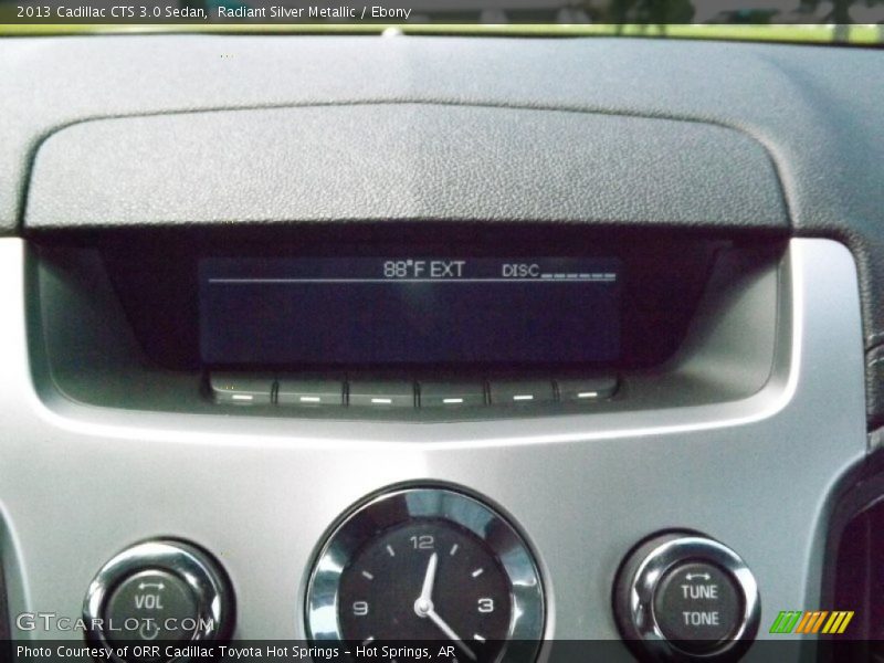 Radiant Silver Metallic / Ebony 2013 Cadillac CTS 3.0 Sedan