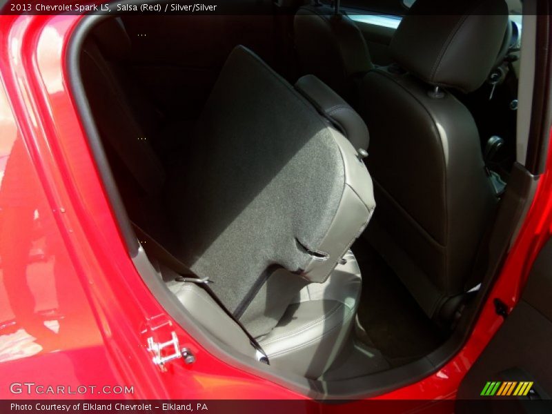 Salsa (Red) / Silver/Silver 2013 Chevrolet Spark LS