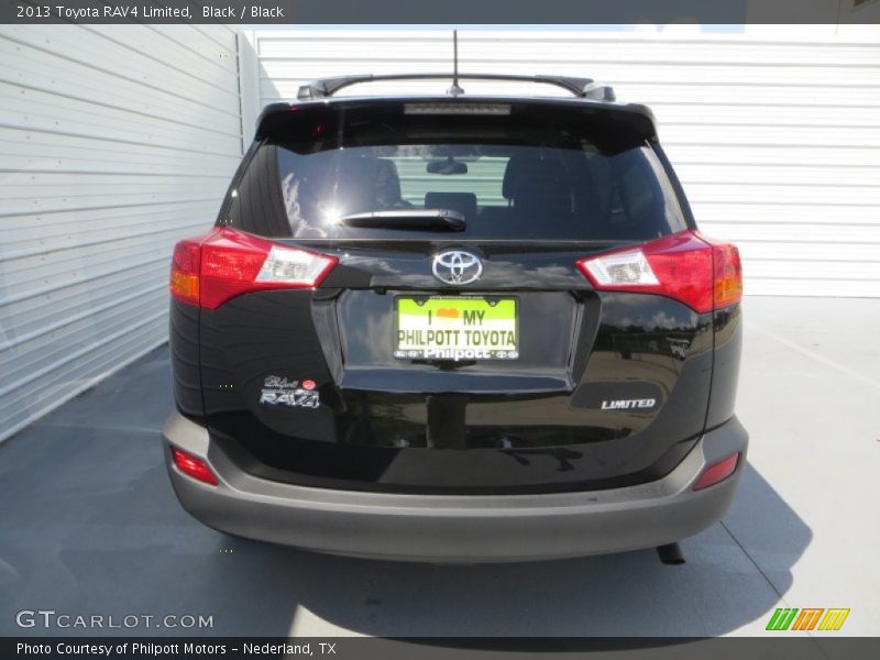 Black / Black 2013 Toyota RAV4 Limited