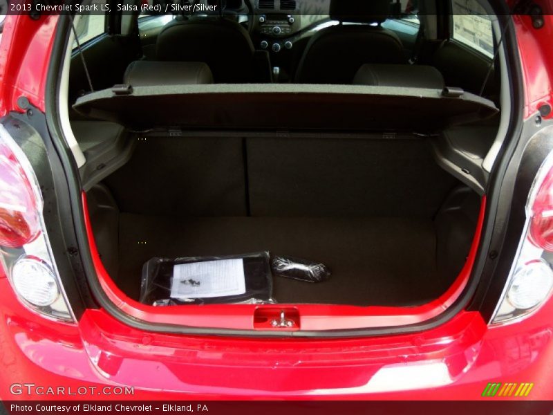 Salsa (Red) / Silver/Silver 2013 Chevrolet Spark LS