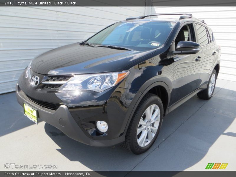 Black / Black 2013 Toyota RAV4 Limited