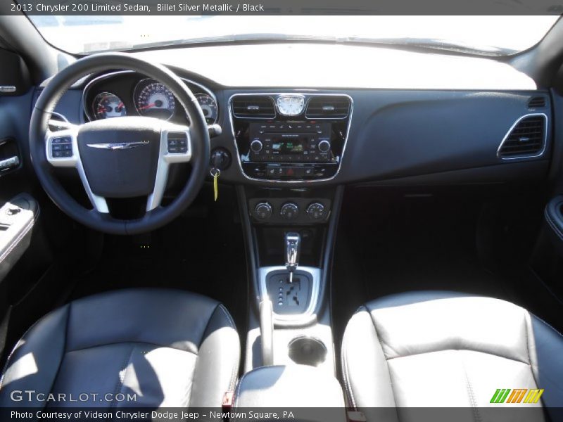 Billet Silver Metallic / Black 2013 Chrysler 200 Limited Sedan