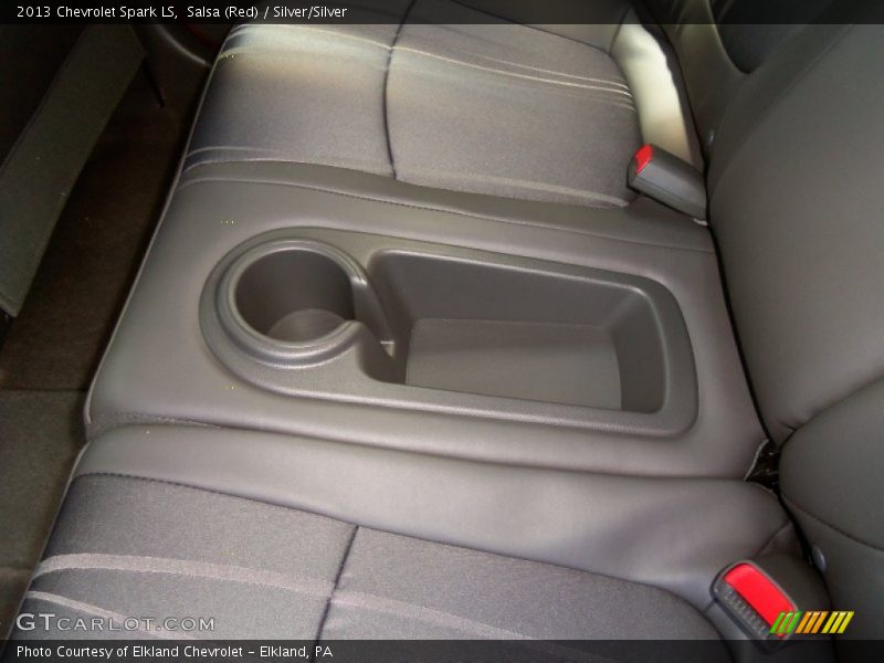 Salsa (Red) / Silver/Silver 2013 Chevrolet Spark LS