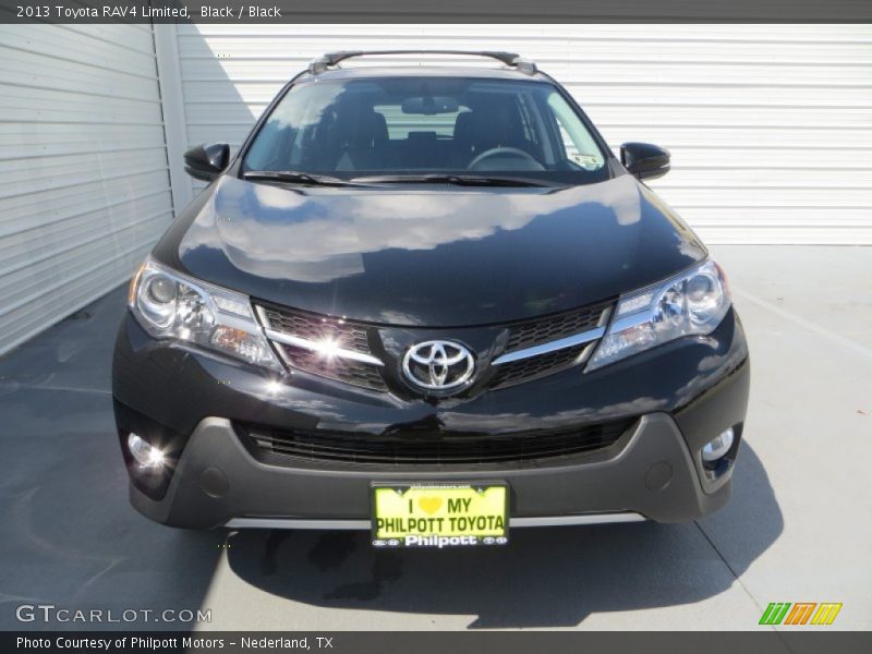 Black / Black 2013 Toyota RAV4 Limited