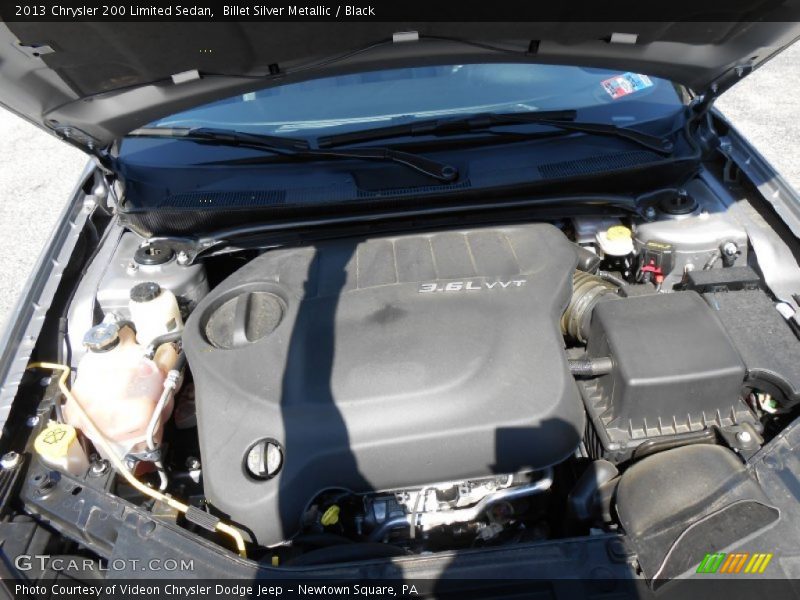 Billet Silver Metallic / Black 2013 Chrysler 200 Limited Sedan