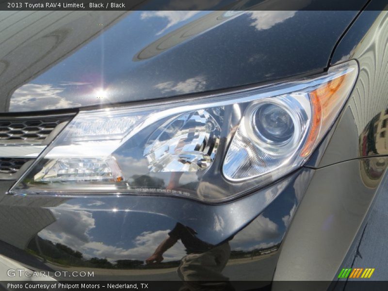 Black / Black 2013 Toyota RAV4 Limited