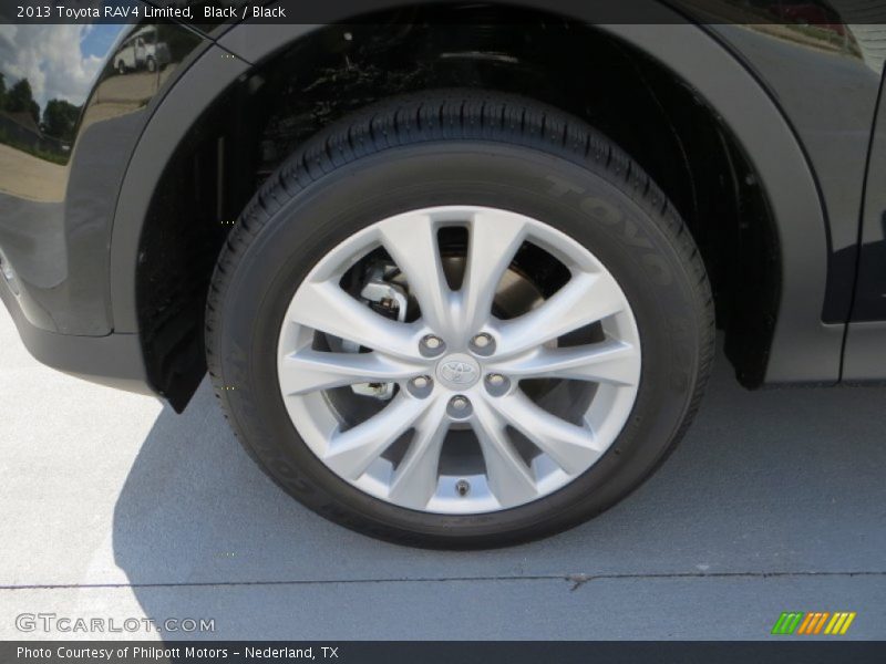 Black / Black 2013 Toyota RAV4 Limited