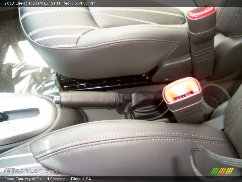 Salsa (Red) / Silver/Silver 2013 Chevrolet Spark LS