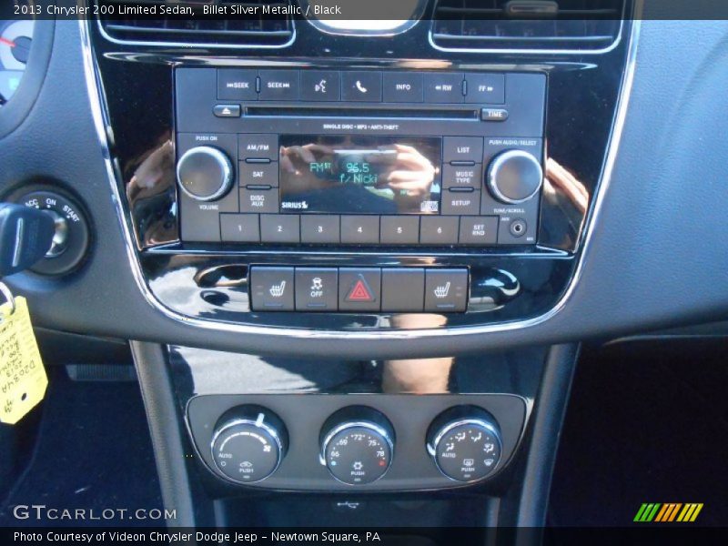 Billet Silver Metallic / Black 2013 Chrysler 200 Limited Sedan