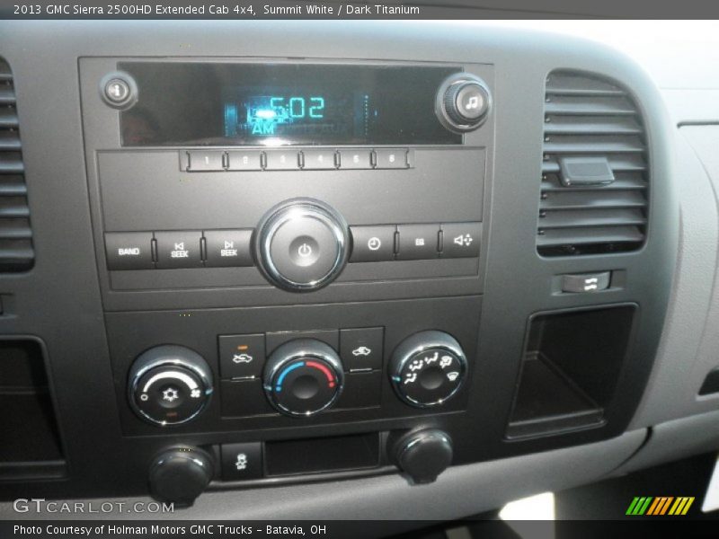 Summit White / Dark Titanium 2013 GMC Sierra 2500HD Extended Cab 4x4