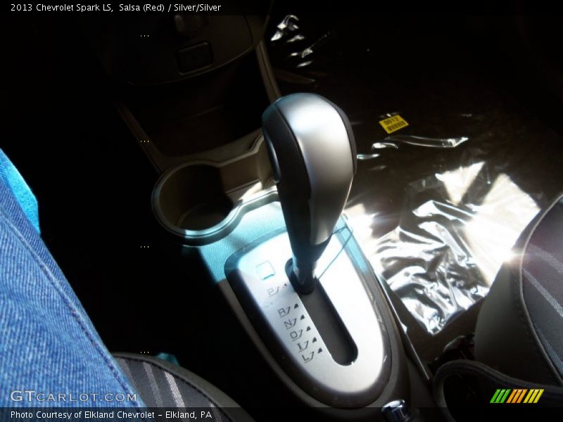 Salsa (Red) / Silver/Silver 2013 Chevrolet Spark LS
