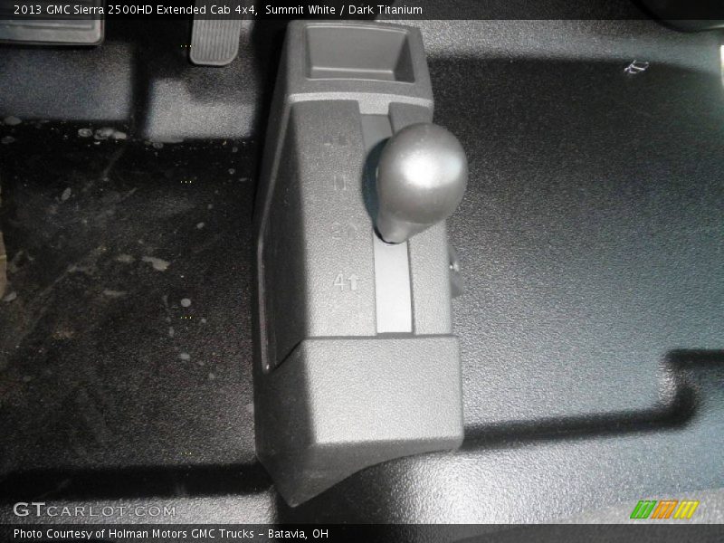 Summit White / Dark Titanium 2013 GMC Sierra 2500HD Extended Cab 4x4