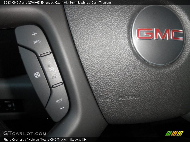 Summit White / Dark Titanium 2013 GMC Sierra 2500HD Extended Cab 4x4
