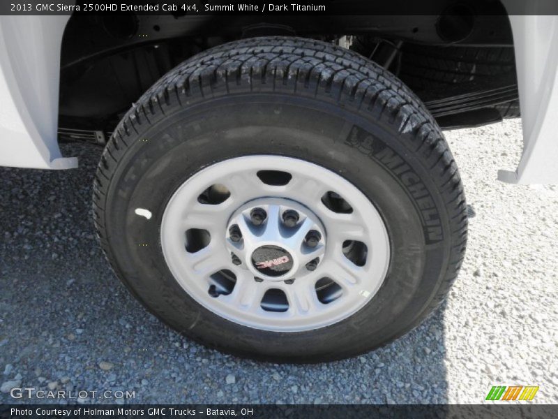 Summit White / Dark Titanium 2013 GMC Sierra 2500HD Extended Cab 4x4