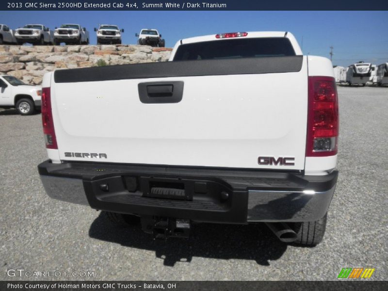 Summit White / Dark Titanium 2013 GMC Sierra 2500HD Extended Cab 4x4
