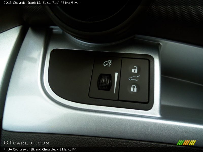 Salsa (Red) / Silver/Silver 2013 Chevrolet Spark LS