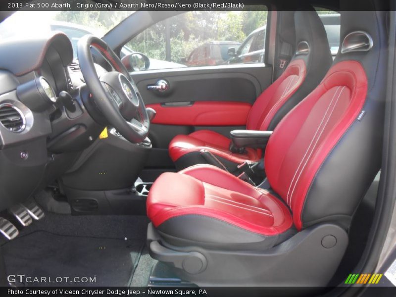 Front Seat of 2013 500 Abarth