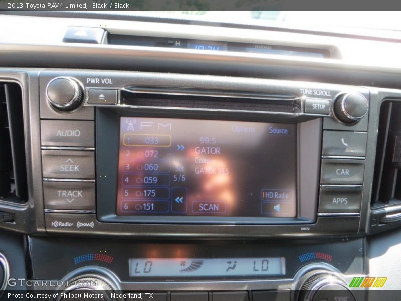 Controls of 2013 RAV4 Limited