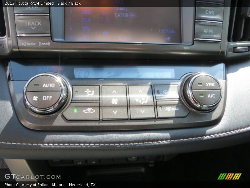 Controls of 2013 RAV4 Limited