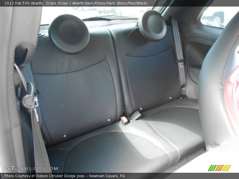 Rear Seat of 2013 500 Abarth