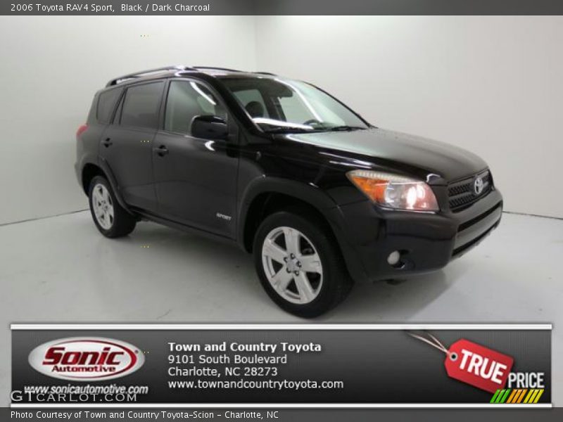 Black / Dark Charcoal 2006 Toyota RAV4 Sport