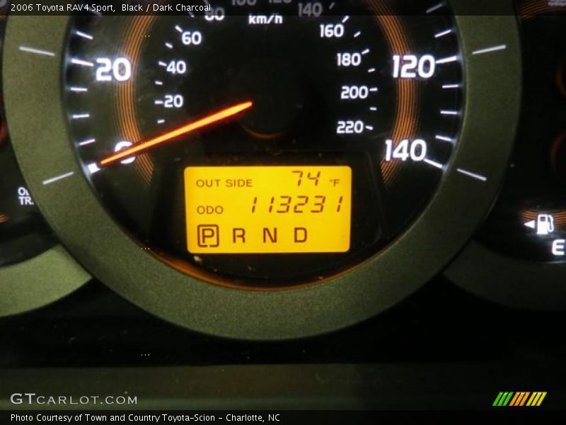Black / Dark Charcoal 2006 Toyota RAV4 Sport
