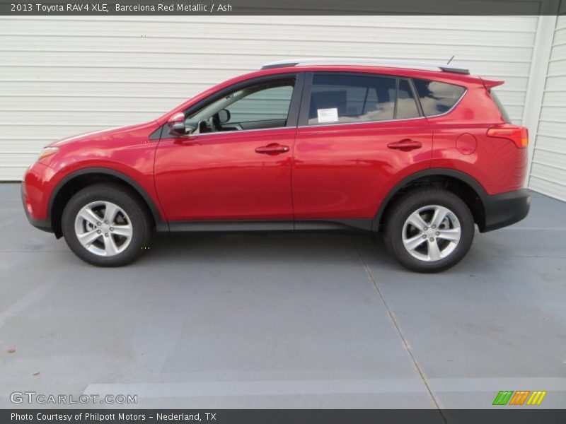 Barcelona Red Metallic / Ash 2013 Toyota RAV4 XLE