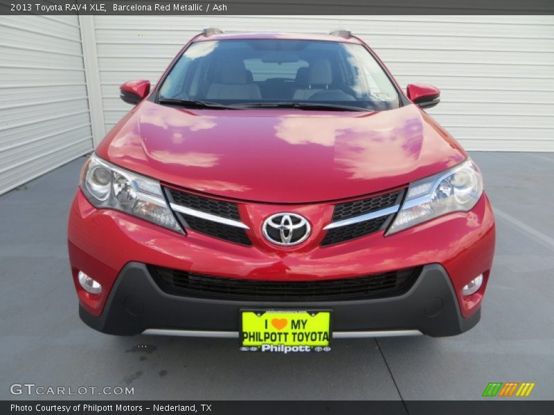 Barcelona Red Metallic / Ash 2013 Toyota RAV4 XLE