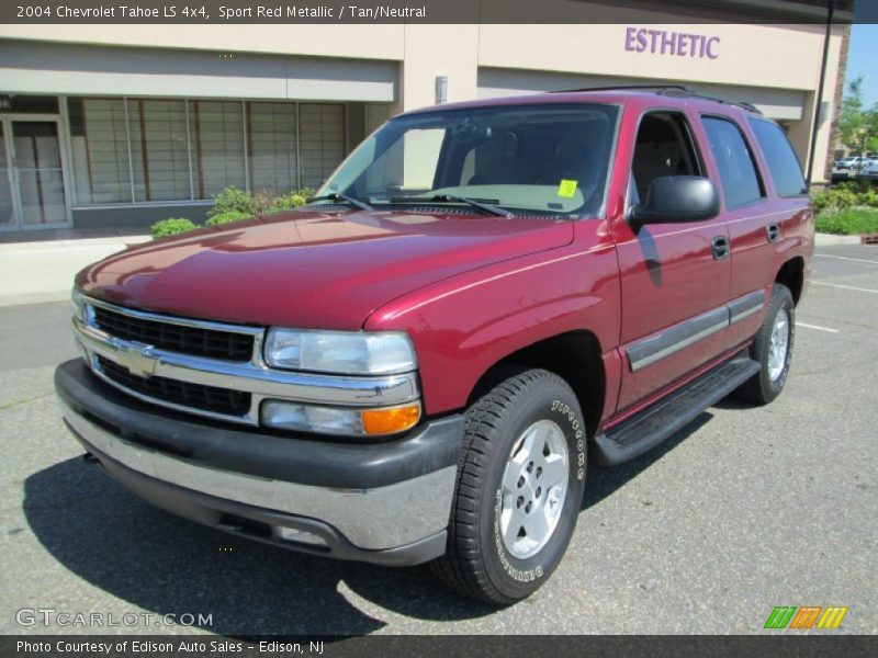 Sport Red Metallic / Tan/Neutral 2004 Chevrolet Tahoe LS 4x4