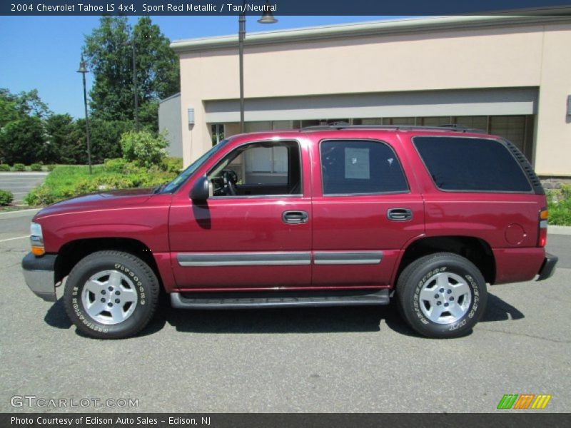 Sport Red Metallic / Tan/Neutral 2004 Chevrolet Tahoe LS 4x4