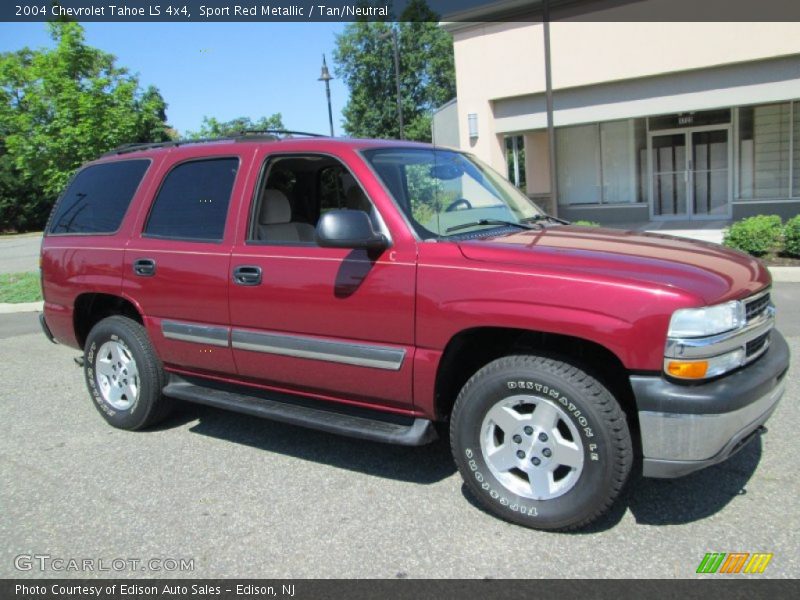 Sport Red Metallic / Tan/Neutral 2004 Chevrolet Tahoe LS 4x4