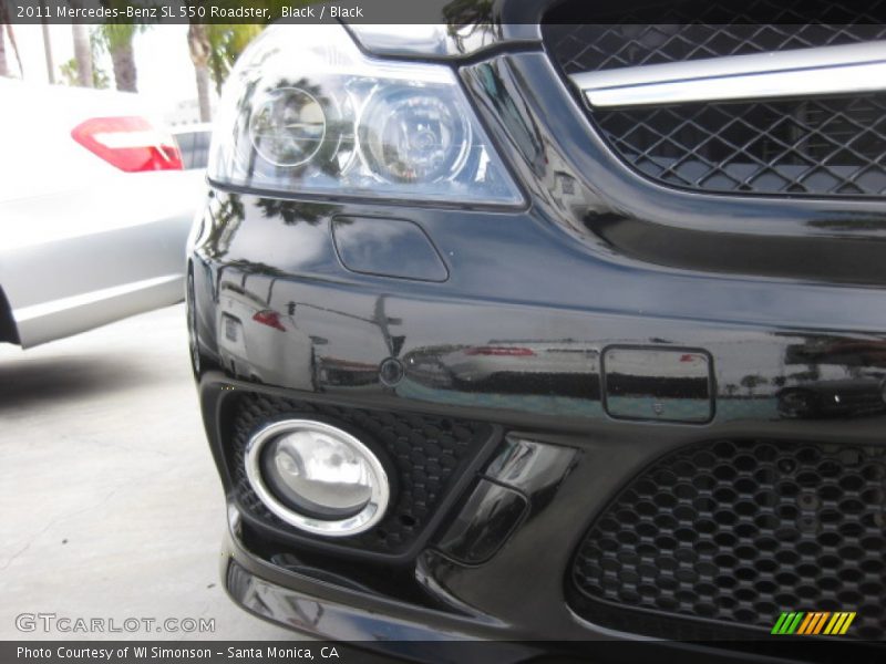 Black / Black 2011 Mercedes-Benz SL 550 Roadster