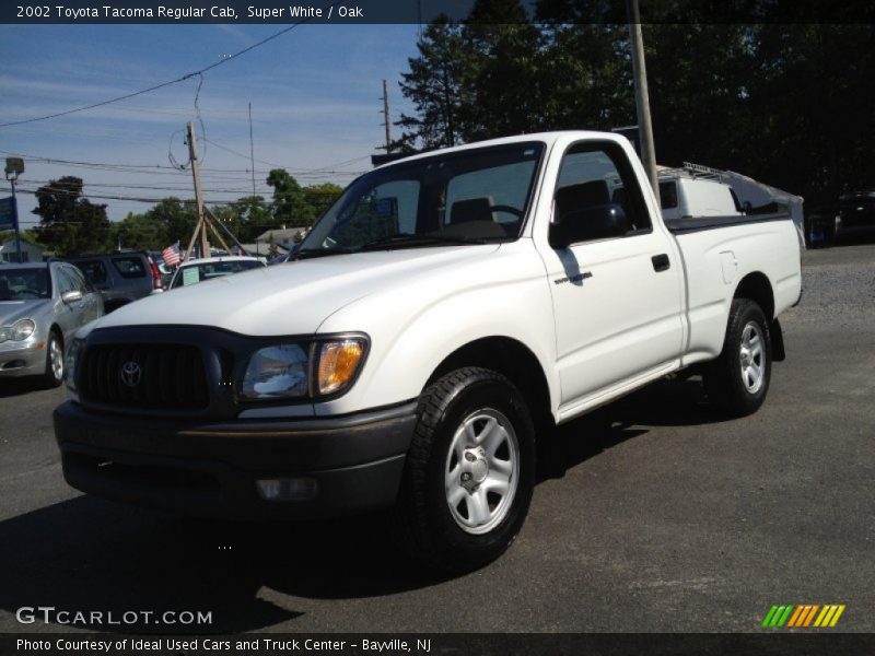 Super White / Oak 2002 Toyota Tacoma Regular Cab
