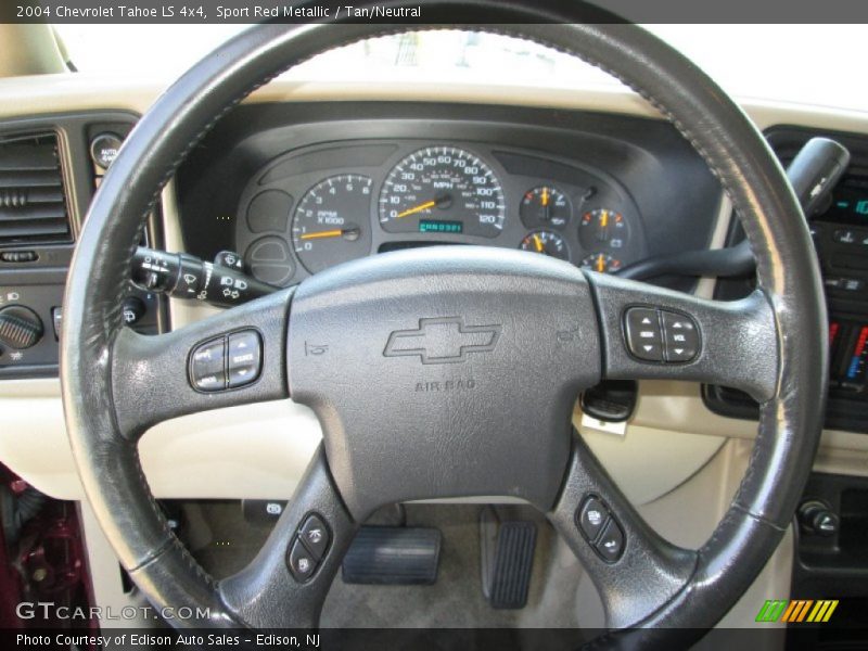 Sport Red Metallic / Tan/Neutral 2004 Chevrolet Tahoe LS 4x4