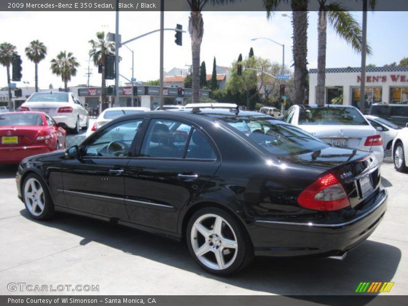 Black / Black 2009 Mercedes-Benz E 350 Sedan
