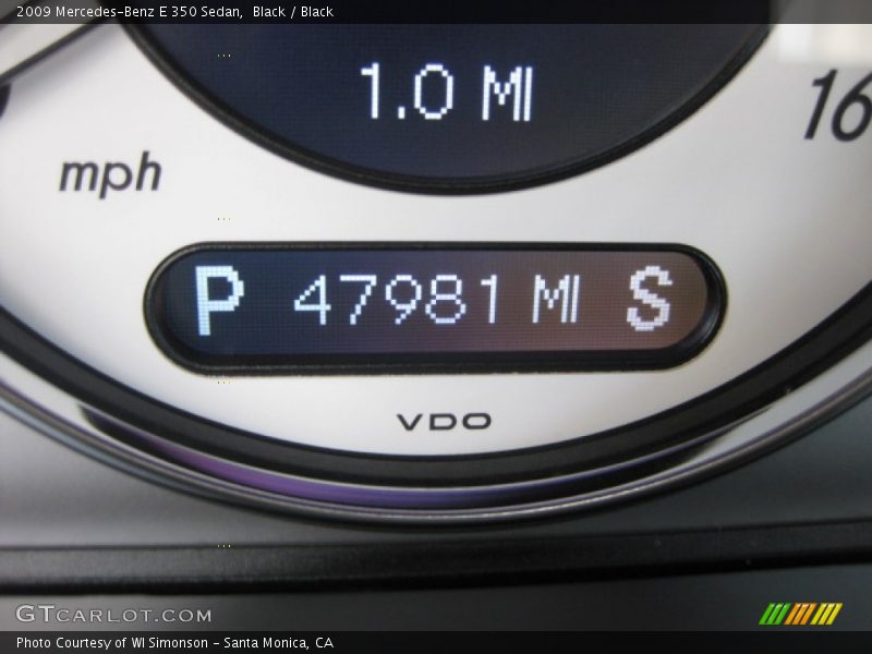 Black / Black 2009 Mercedes-Benz E 350 Sedan
